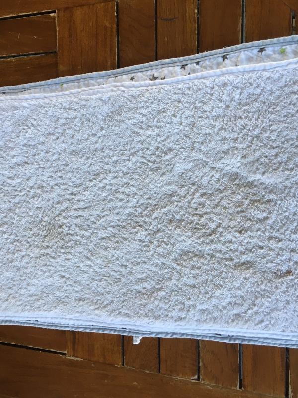 Tapis a langer celestine